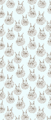 Blackout roller blind for window Rabbits