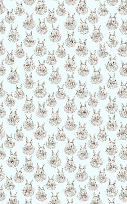 Blackout roller blind for window Rabbits