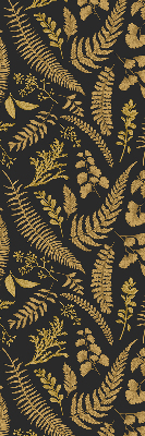 Blackout roller blind Yellow ferns