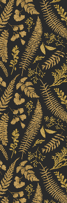 Blackout roller blind Yellow ferns