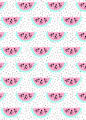 Blackout roller blind for window Watermelon