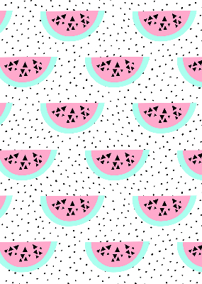 Blackout roller blind for window Watermelon