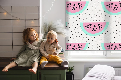 Blackout roller blind for window Watermelon