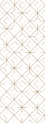 Fabric roller blind for window Brown pattern