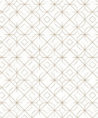 Fabric roller blind for window Brown pattern