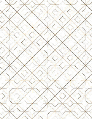 Fabric roller blind for window Brown pattern