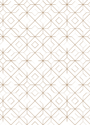 Fabric roller blind for window Brown pattern