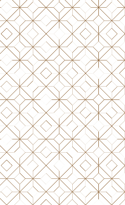 Fabric roller blind for window Brown pattern