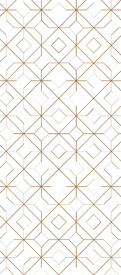 Fabric roller blind for window Brown pattern