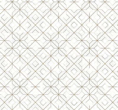 Fabric roller blind for window Brown pattern