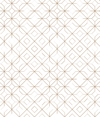 Fabric roller blind for window Brown pattern