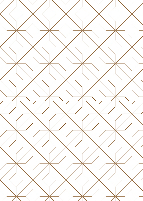 Fabric roller blind for window Brown pattern