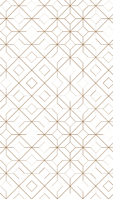 Fabric roller blind for window Brown pattern