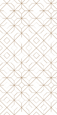 Fabric roller blind for window Brown pattern