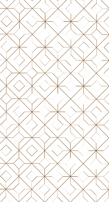 Fabric roller blind for window Brown pattern