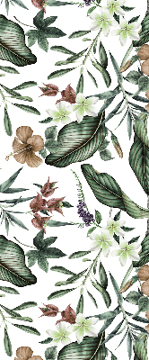 Blackout roller blind for window Exotic nature