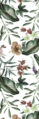 Blackout roller blind for window Exotic nature