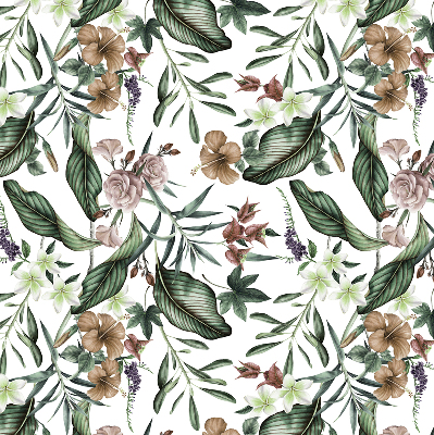 Blackout roller blind for window Exotic nature