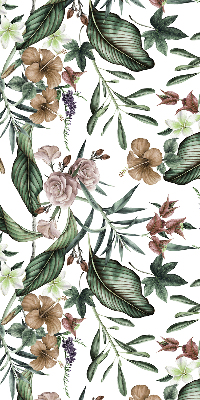 Blackout roller blind for window Exotic nature