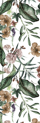 Blackout roller blind for window Exotic nature