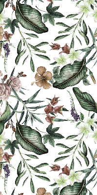 Blackout roller blind for window Exotic nature