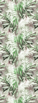 Fabric roller blind for window Shiny leaves