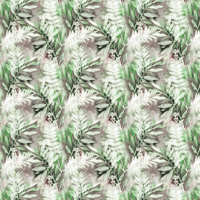 Fabric roller blind for window Shiny leaves