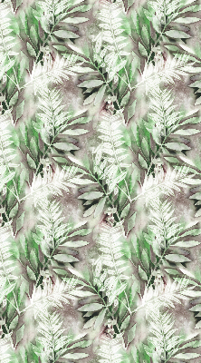 Fabric roller blind for window Shiny leaves