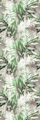 Fabric roller blind for window Shiny leaves