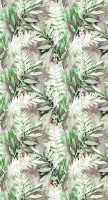 Fabric roller blind for window Shiny leaves