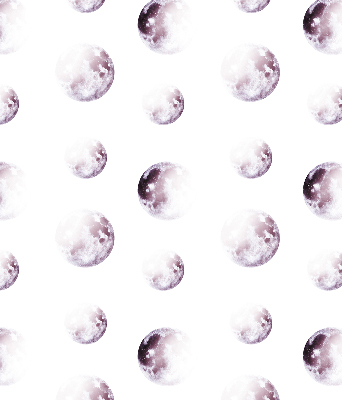 Blackout roller blind for window Gray planets
