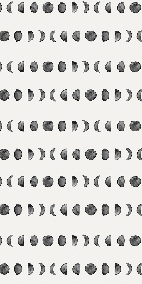Fabric roller blind for window Moon phases
