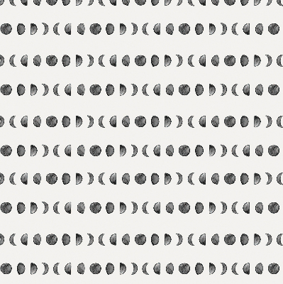 Fabric roller blind for window Moon phases
