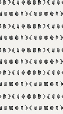 Fabric roller blind for window Moon phases