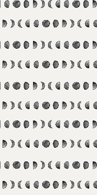 Fabric roller blind for window Moon phases