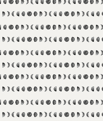 Fabric roller blind for window Moon phases