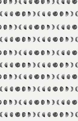 Fabric roller blind for window Moon phases