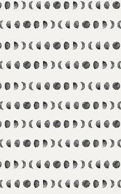 Fabric roller blind for window Moon phases