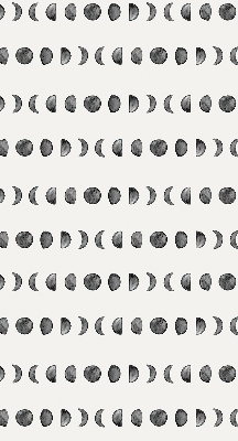 Fabric roller blind for window Moon phases