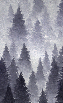 Blackout roller blind Misty forest