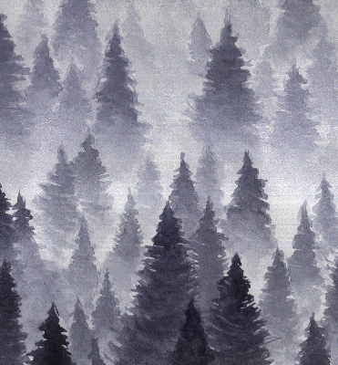 Blackout roller blind Misty forest