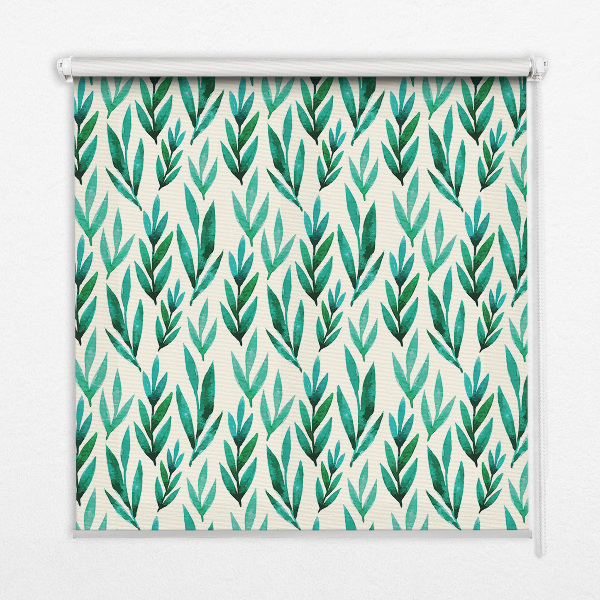 Blackout roller blind for window Plants