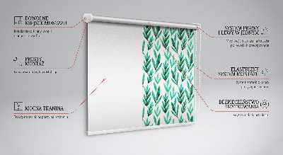 Blackout roller blind for window Plants