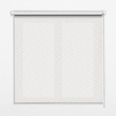 Fabric roller blind for window White