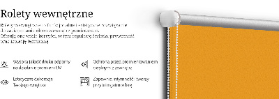 Blackout roller blind Dark orange