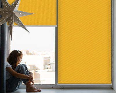Blackout roller blind for window Orange