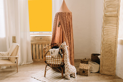 Blackout roller blind for window Orange