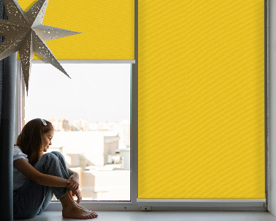 Fabric roller blind for window Bright orange
