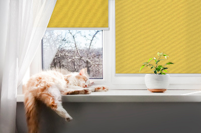 Fabric roller blind for window Bright orange