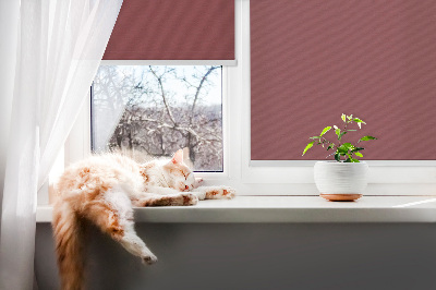 Fabric roller blind for window Claret